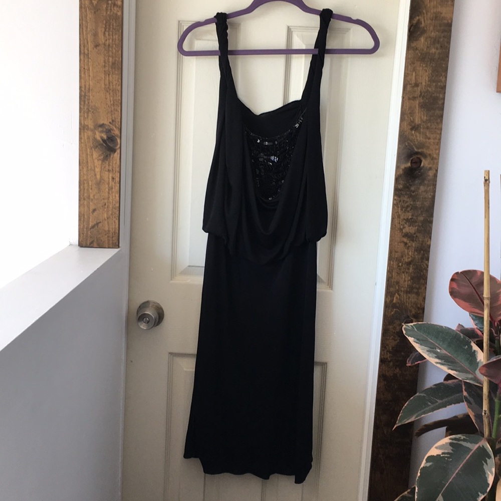 Emporio Armani beaded back dress